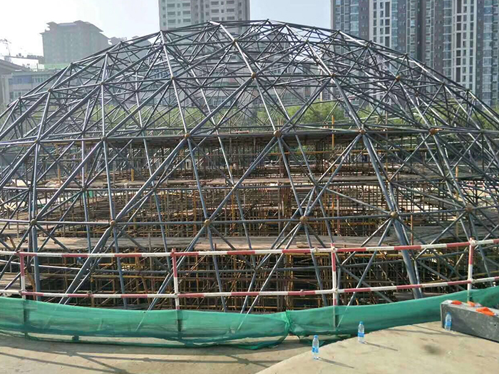 肇庆球形网架钢结构施工